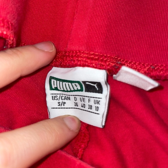 Pants - Red puma leggings small